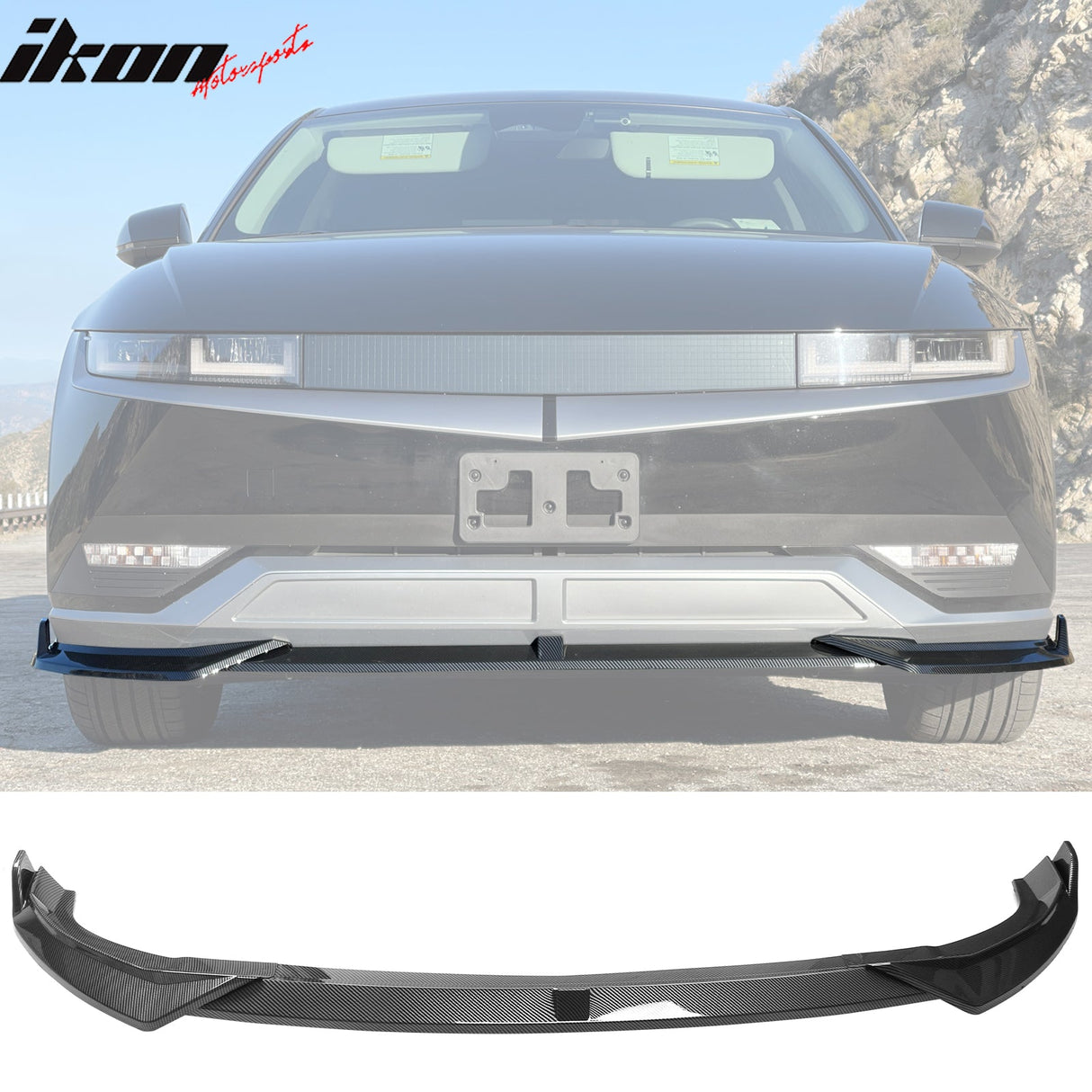 2022-2024 Hyundai Ioniq 5 Front Lip IKON Style Lip Spoiler PP