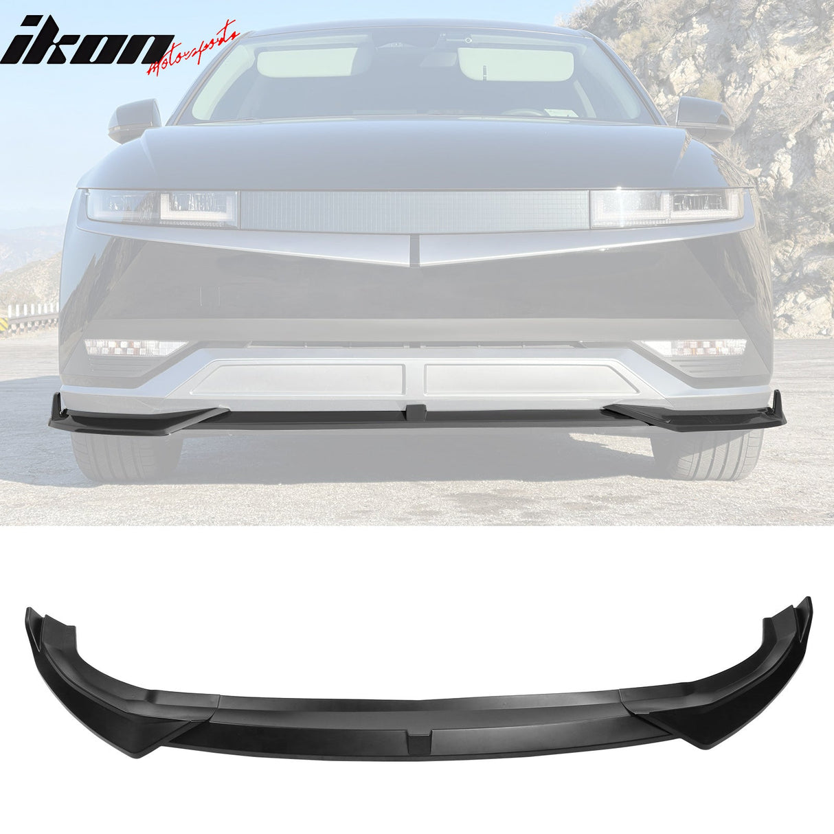 2022-2024 Hyundai Ioniq 5 Front Lip IKON Style Lip Spoiler PP