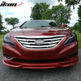 2011-2014 Hyundai Sonata IX Style Front Bumper Lip Chin Unpainted PU