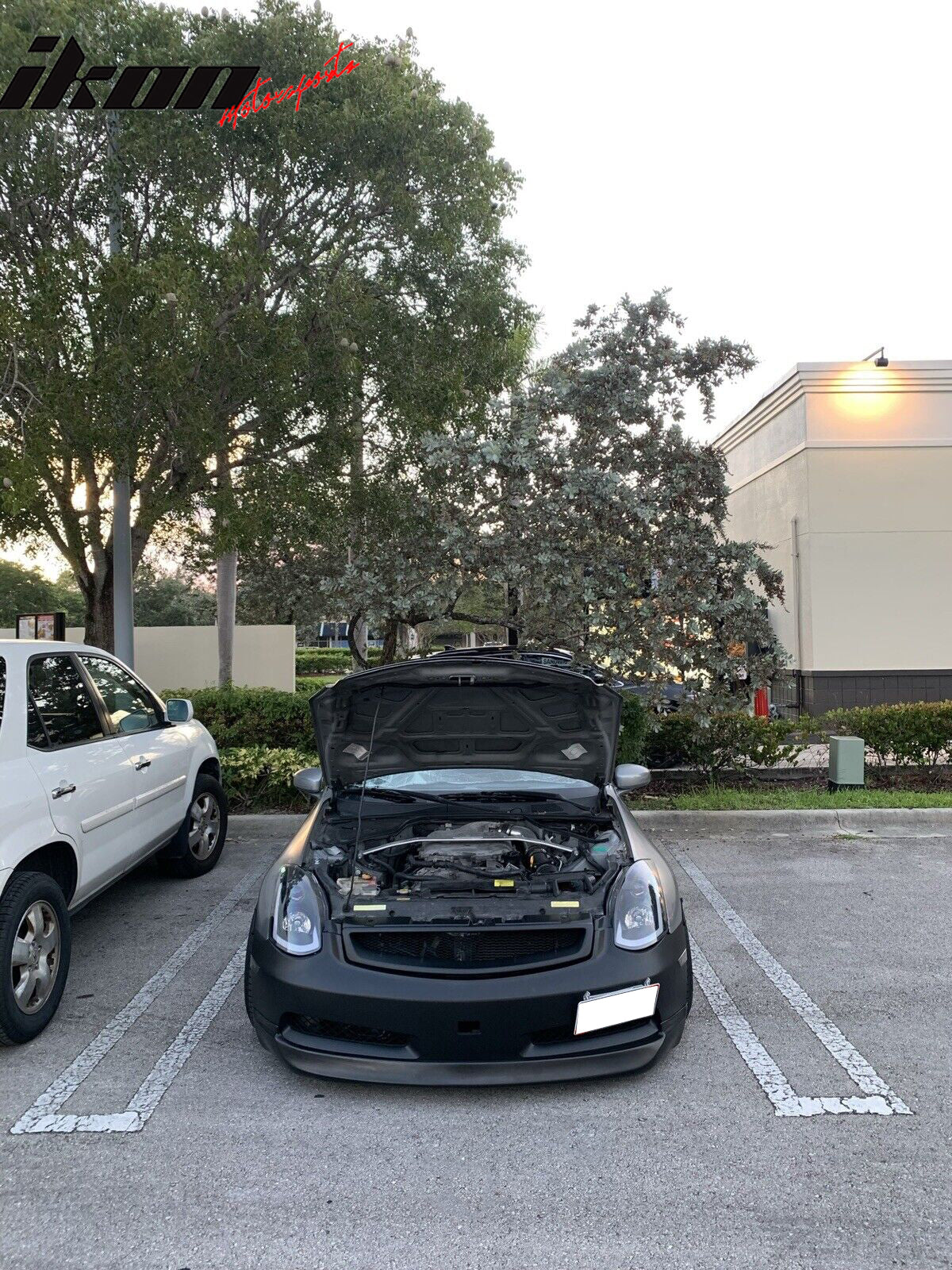 2003-2007 Infiniti G35 Coupe 2Dr INGS Front Lip Splitter Spoiler PU