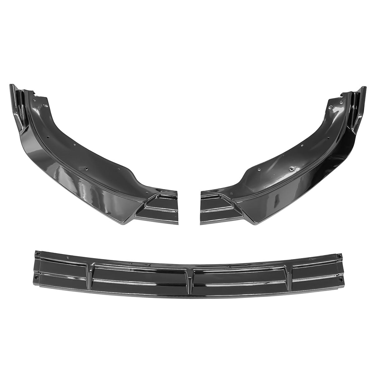 2010-2013 Infiniti G37 Sedan IKON 3PC Front Bumper Lip PP