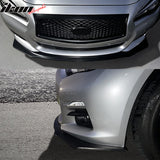 2014-2017 Infiniti Q50 IKON V6 Style Black Front Bumper Lip PU