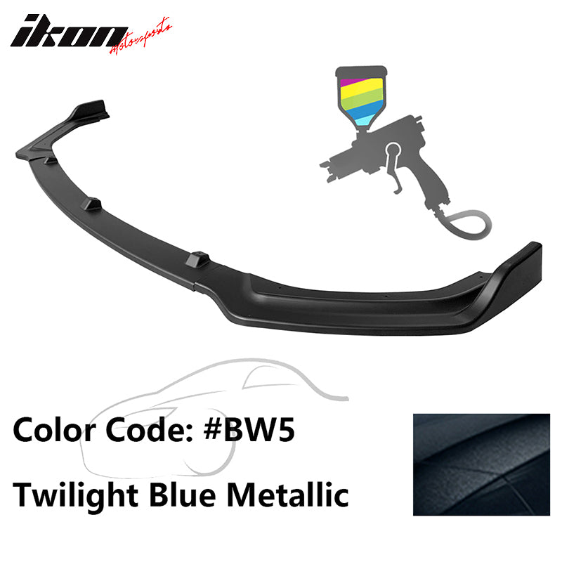 2018-2022 Infiniti Q50 Base Premium Painted Front Bumper Lip 3PC