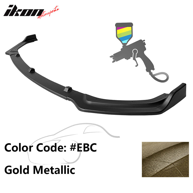2018-2022 Infiniti Q50 Base Premium Painted Front Bumper Lip 3PC