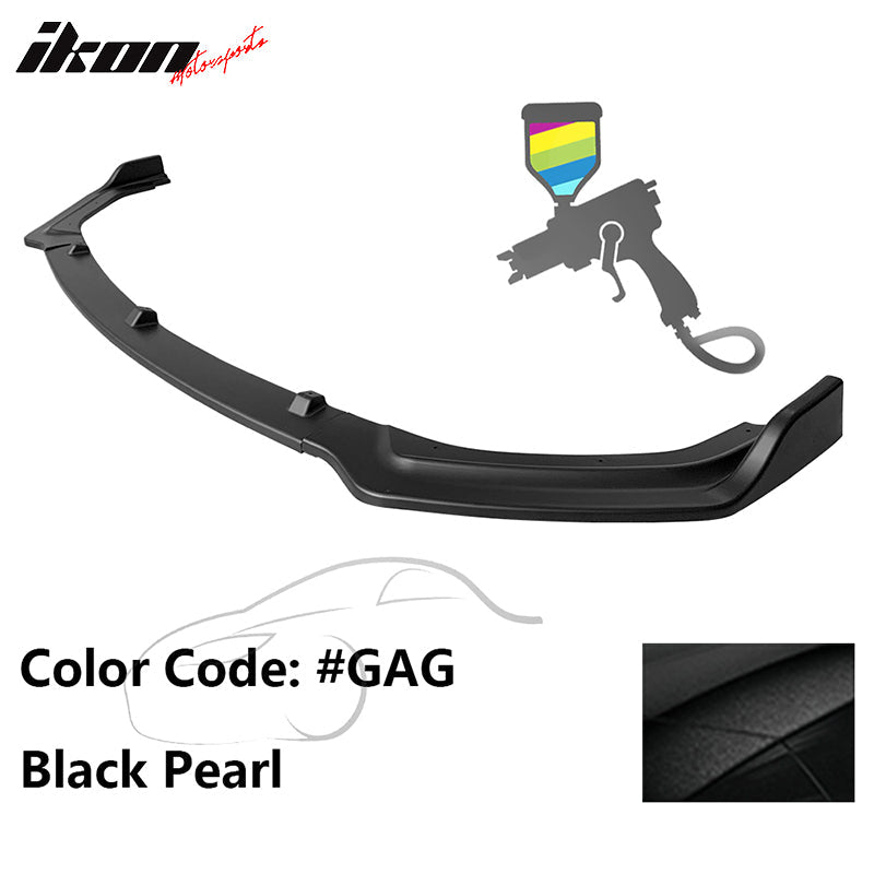 2018-2022 Infiniti Q50 Base Premium Painted Front Bumper Lip 3PC