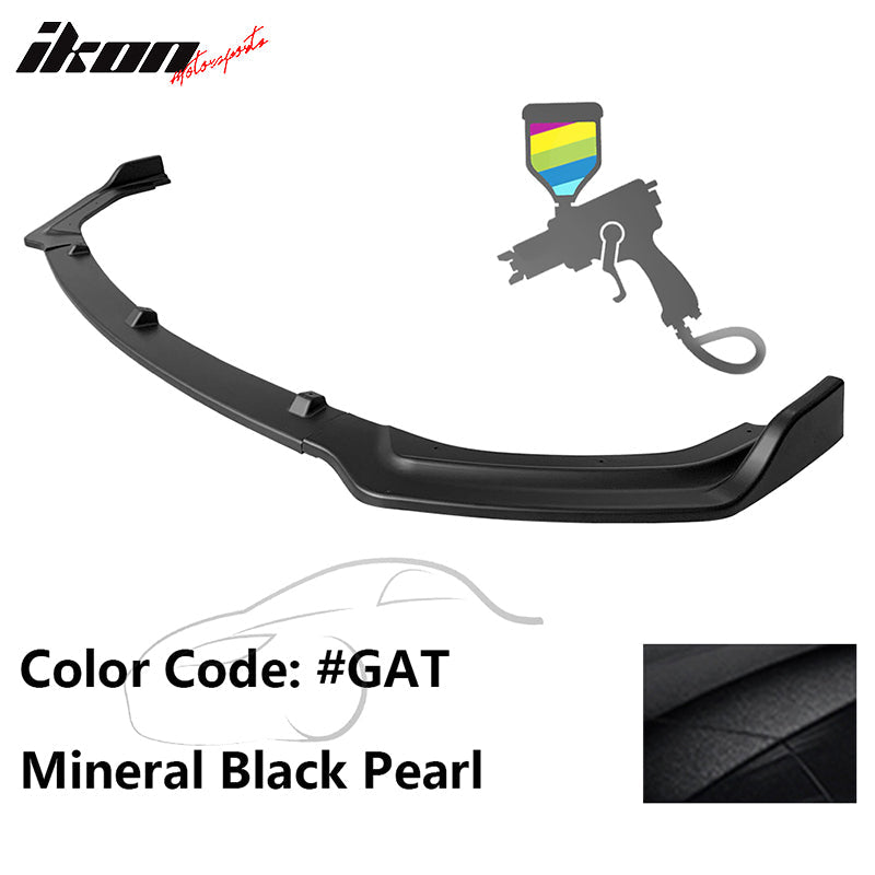 2018-2022 Infiniti Q50 Base Premium Painted Front Bumper Lip 3PC