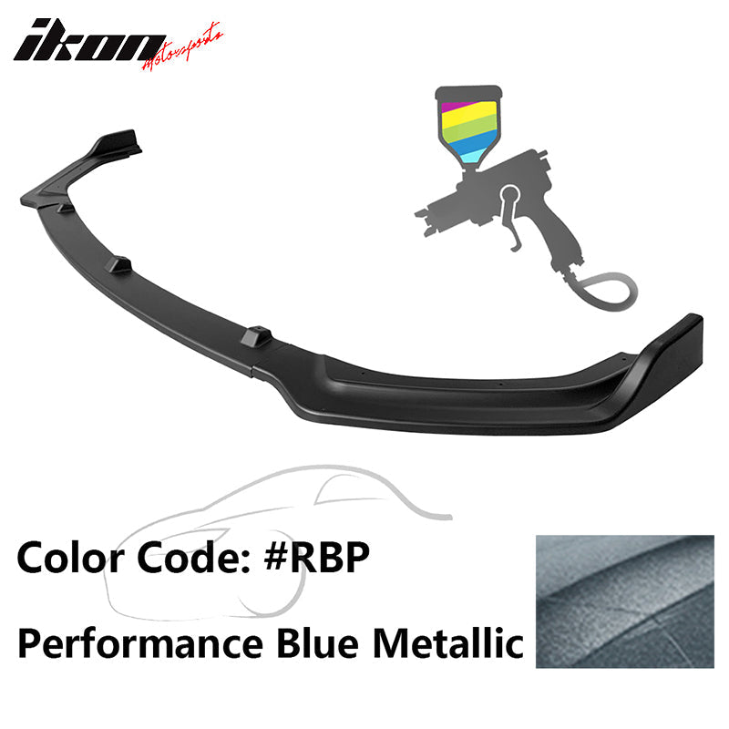2018-2022 Infiniti Q50 Base Premium Painted Front Bumper Lip 3PC