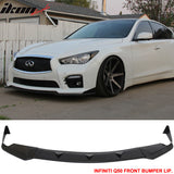 2014-2017 Infiniti Q50 Q50S Sport Model Painted Front Bumper Lip ABS