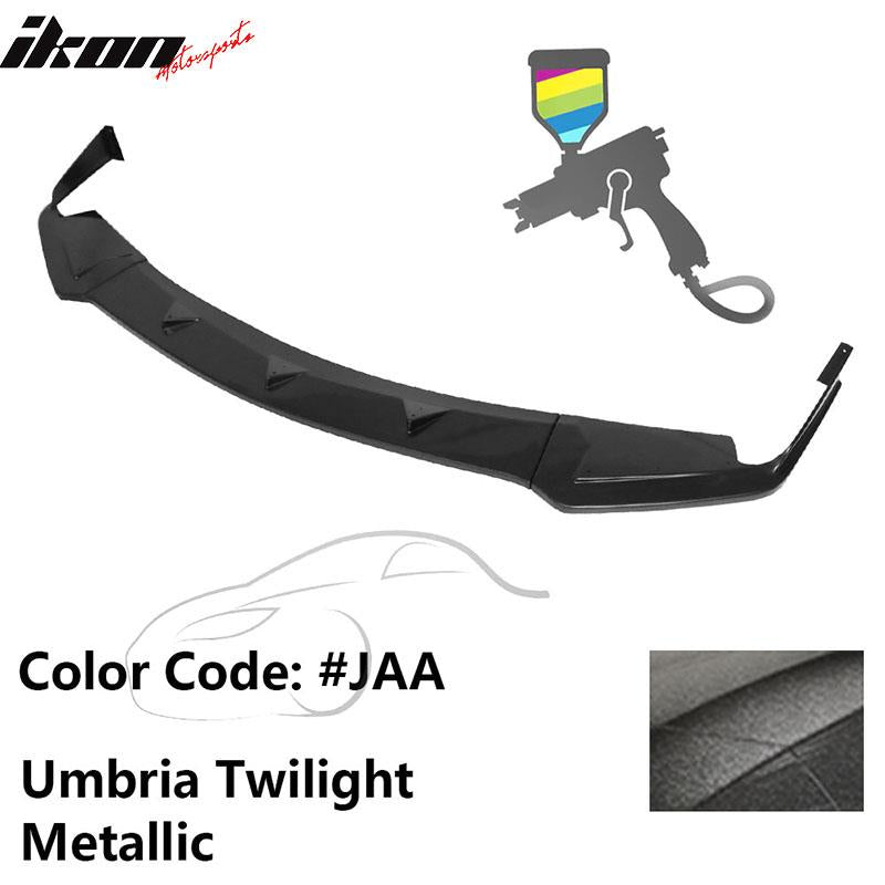 2014-2017 Infiniti Q50 Q50S Sport Model Painted Front Bumper Lip ABS