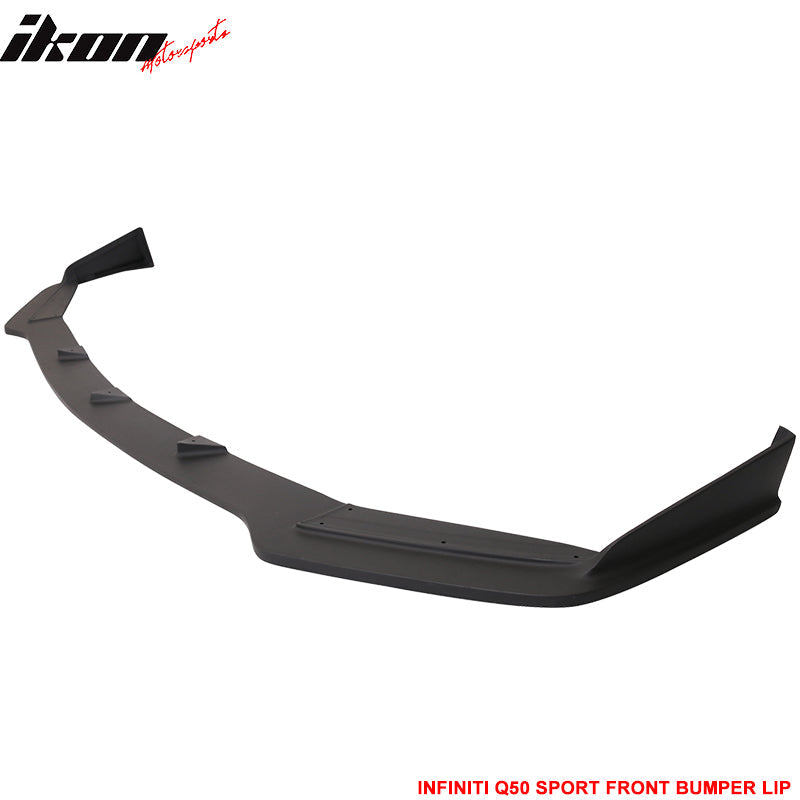 2014-2017 Infiniti Q50 Q50S Sport Model Painted Front Bumper Lip ABS