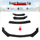 2017-2022 INFINITI Q60 V2 JDM Gloss Black Front Bumper Lip Spoiler PP