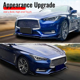 2017-2022 INFINITI Q60 V2 JDM Gloss Black Front Bumper Lip Spoiler PP