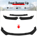 2017-2022 INFINITI Q60 V2 JDM Matte Black Front Bumper Lip Spoiler PP