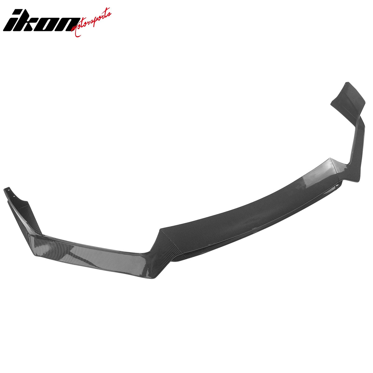 2017-2022 INFINITI Q60 V37 3PCS Front Lower Bumper Lip Air Dam Chin Spoiler Splitter RS JDM Style Painted Carbon Fiber Print PP Polypropylene