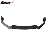 2017-2022 INFINITI Q60 V37 3PCS Front Lower Bumper Lip Air Dam Chin Spoiler Splitter RS JDM Style Painted Gloss Black PP Polypropylene
