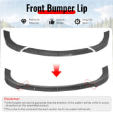 2017-2021 Jeep Grand Cherokee SRT IKON Style Carbon Fiber Print Front Bumper Lip PP