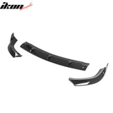 2017-2021 Jeep Grand Cherokee SRT Trackhawk IKON V2 Style Gloss Black Front Bumper Lip ABS