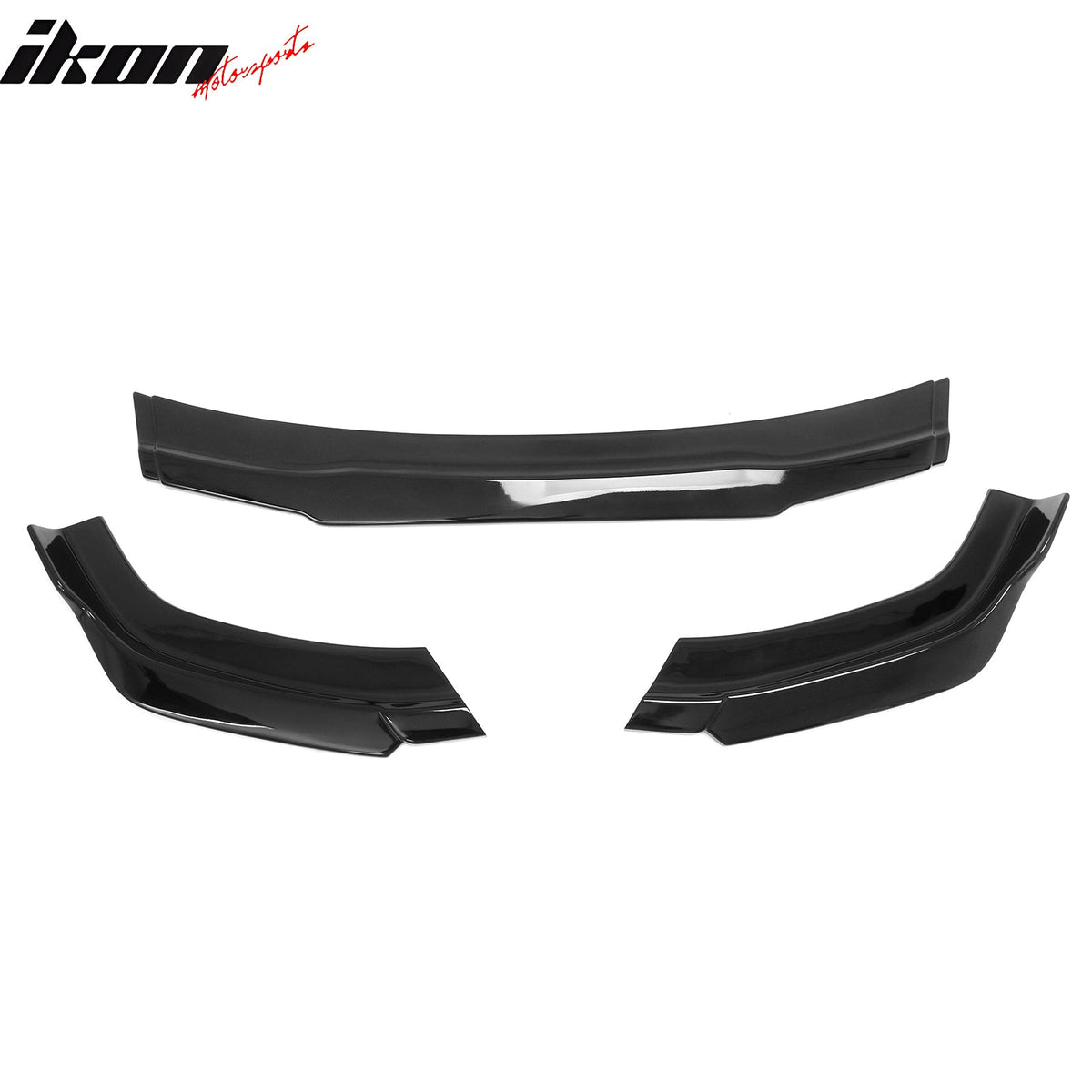 2022-2024 Kia Carnival IKON Style Gloss Black Front Bumper Lip ABS 3PCS