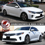 2016-2018 Kia Optima Front Bumper Lip Spoiler CS Style Carbon Fiber