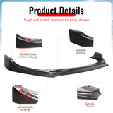 2023-2025 Kia Soul IKCS Style 3PCS Front Bumper Lip Unpainted PU