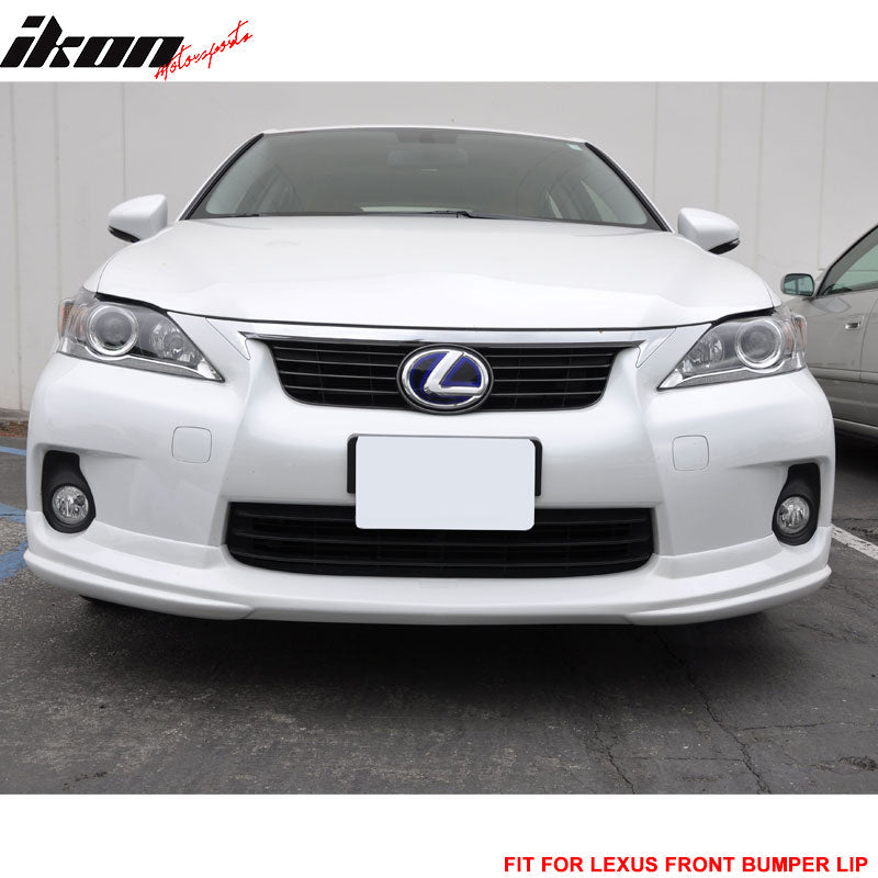 2011-2013 Lexus CT200H TM Style Front Bumper Lip Spoiler PP
