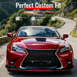 2016-2020 Lexus GS F Sport IKON Style 3PCS Front Bumper Lip Spoiler Gloss Black PP