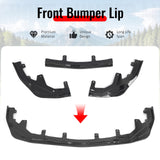 2016-2020 Lexus GS F Sport IKON Style 3PCS Front Bumper Lip Spoiler Gloss Black PP
