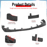 2016-2020 Lexus GS F Sport IKON Style 3PCS Front Bumper Lip Spoiler Gloss Black PP