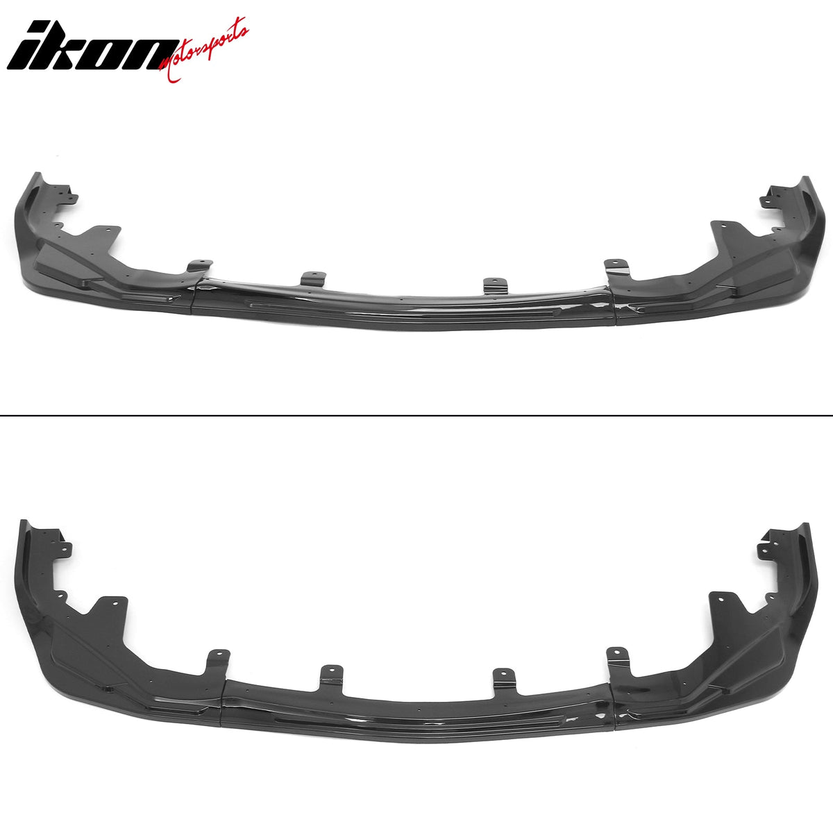 2016-2020 Lexus GS F Sport IKON Style 3PCS Front Bumper Lip Spoiler Gloss Black PP