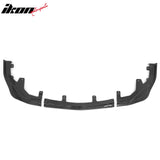 2016-2020 Lexus GS F Sport IKON Style 3PCS Front Bumper Lip Spoiler Gloss Black PP