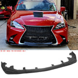 2016-2020 Lexus GS F Sport IKON Style 3PCS Front Bumper Lip Spoiler Matte Black PP