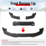 2001-2005 Lexus IS300 Sedan & Wagon GR Style Front Bumper Lip Spoiler Carbon Fiber Print PP 3PCS