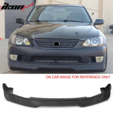 2001-2005 Lexus IS300 Sedan & Wagon GR Style Front Bumper Lip Spoiler Carbon Fiber Print PP 3PCS