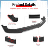 2001-2005 Lexus IS300 Sedan & Wagon GR Style Front Bumper Lip Spoiler Matte Black PP 3PCS