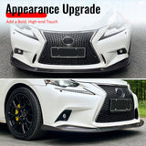 2014-2016 Lexus IS F Sport 4Dr IKON 3 Style Front Bumper Lip Carbon Fiber Print PP