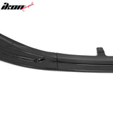 2014-2016 Lexus IS F Sport 4Dr IKON 3 Style 3PCS Front Bumper Lip Gloss Black PP