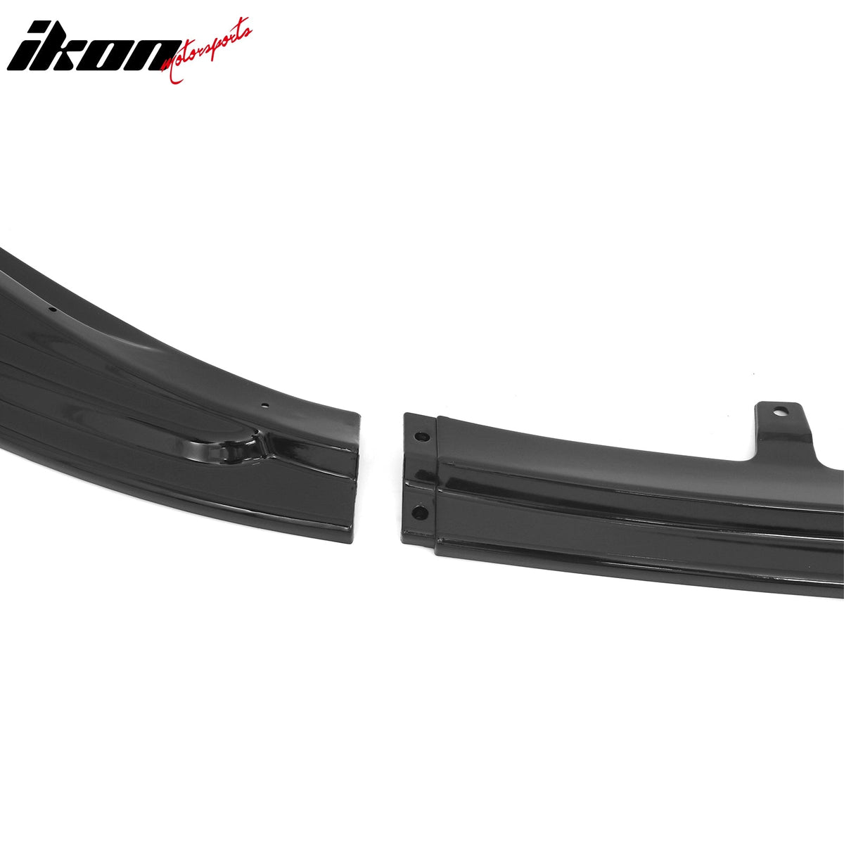 2014-2016 Lexus IS F Sport 4Dr IKON 3 Style 3PCS Front Bumper Lip Gloss Black PP