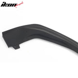 2014-2016 Lexus IS F Sport 4Dr IKON 3 Style 3PCS Front Bumper Lip Matte Black PP