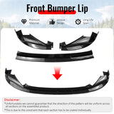 2014-2016 Lexus IS200t IS250 IS300 IS350 F Sport Sedan R Style Carbon Fiber Print Front Bumper Lip PP