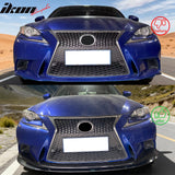 2014-2016 Lexus IS200t IS250 IS300 IS350 F Sport Sedan R Style Carbon Fiber Print Front Bumper Lip PP