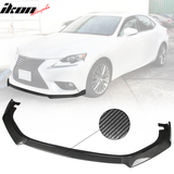 2014-2016 Lexus IS Base Model Front Bumper Lip Splitter PP 3PCS