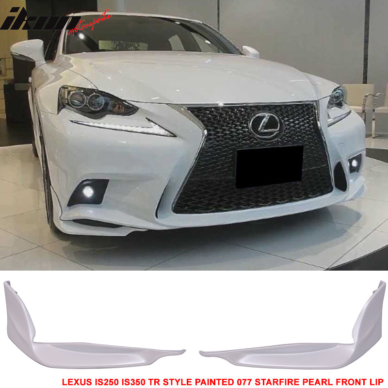 2014-2016 Lexus IS Model TR-D Style Front Bumper Lip Splitters 2PC