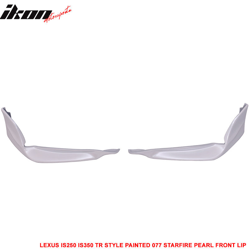 2014-2016 Lexus IS Model TR-D Style Front Bumper Lip Splitters 2PC