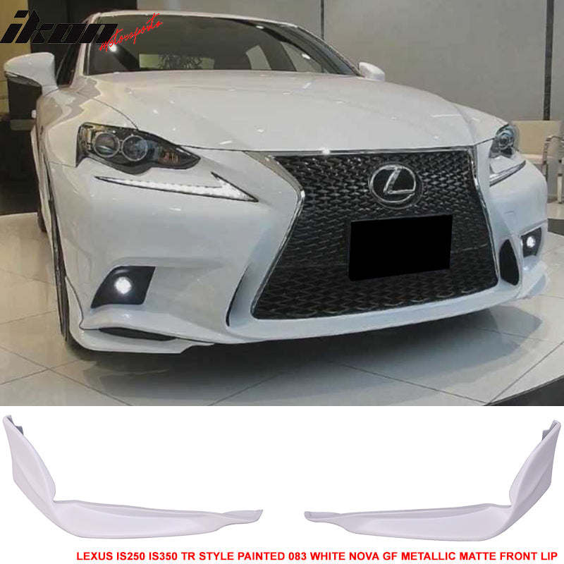 2014-2016 Lexus IS Model TR-D Style Front Bumper Lip Splitters 2PC