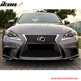 2014-2016 Lexus IS Model TR-D Style Front Bumper Lip Splitters 2PC