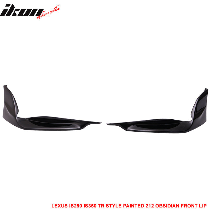 2014-2016 Lexus IS Model TR-D Style Front Bumper Lip Splitters 2PC
