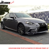 2014-2016 Lexus IS Model TR-D Style Front Bumper Lip Splitters 2PC