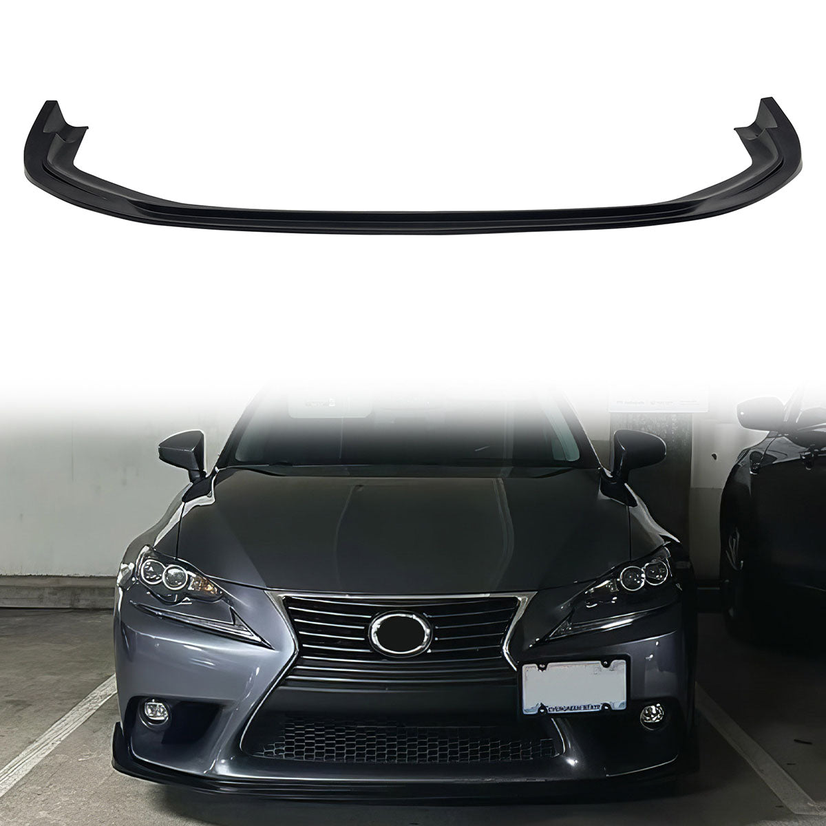 2014-2016 Lexus IS Base SK Style Unpainted Front Lip Splitter PU