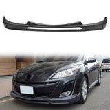 2009-2011 Mazda 3 K Style Unpainted Black Front Bumper Lip Spoiler Pu