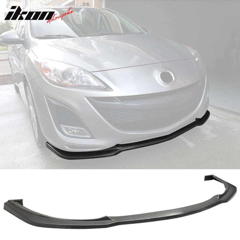 2010-2011 Mazda 3 JDM Style Unpainted Front Bumper Lip Chin Spoiler PU
